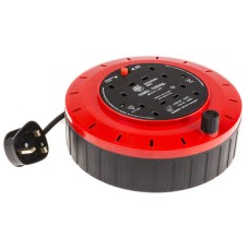 10m Extension Reel Type G - 4 British Sockets