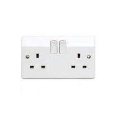 K2747 MK 13A Double Pole Double Socket Outlet K2747 MK 13A Double Pole Double Socket Outlet