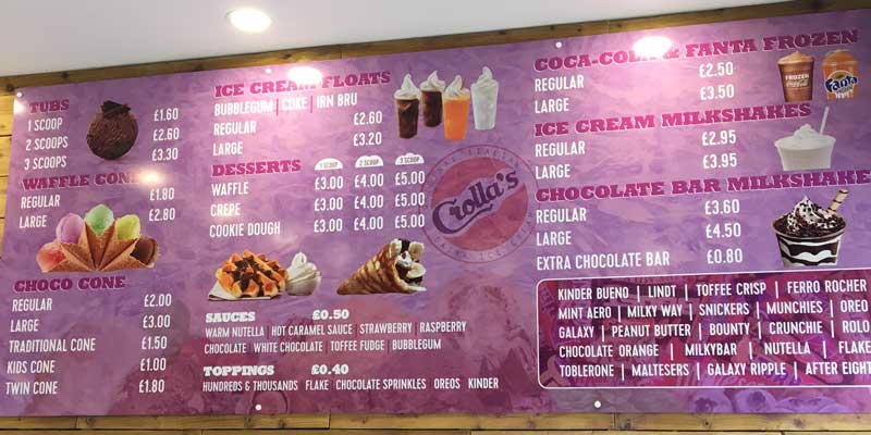 Custom signs Glasgow
