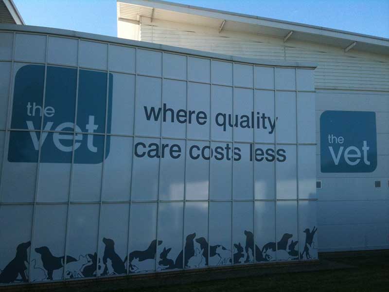 Branded window graphics Glasgow