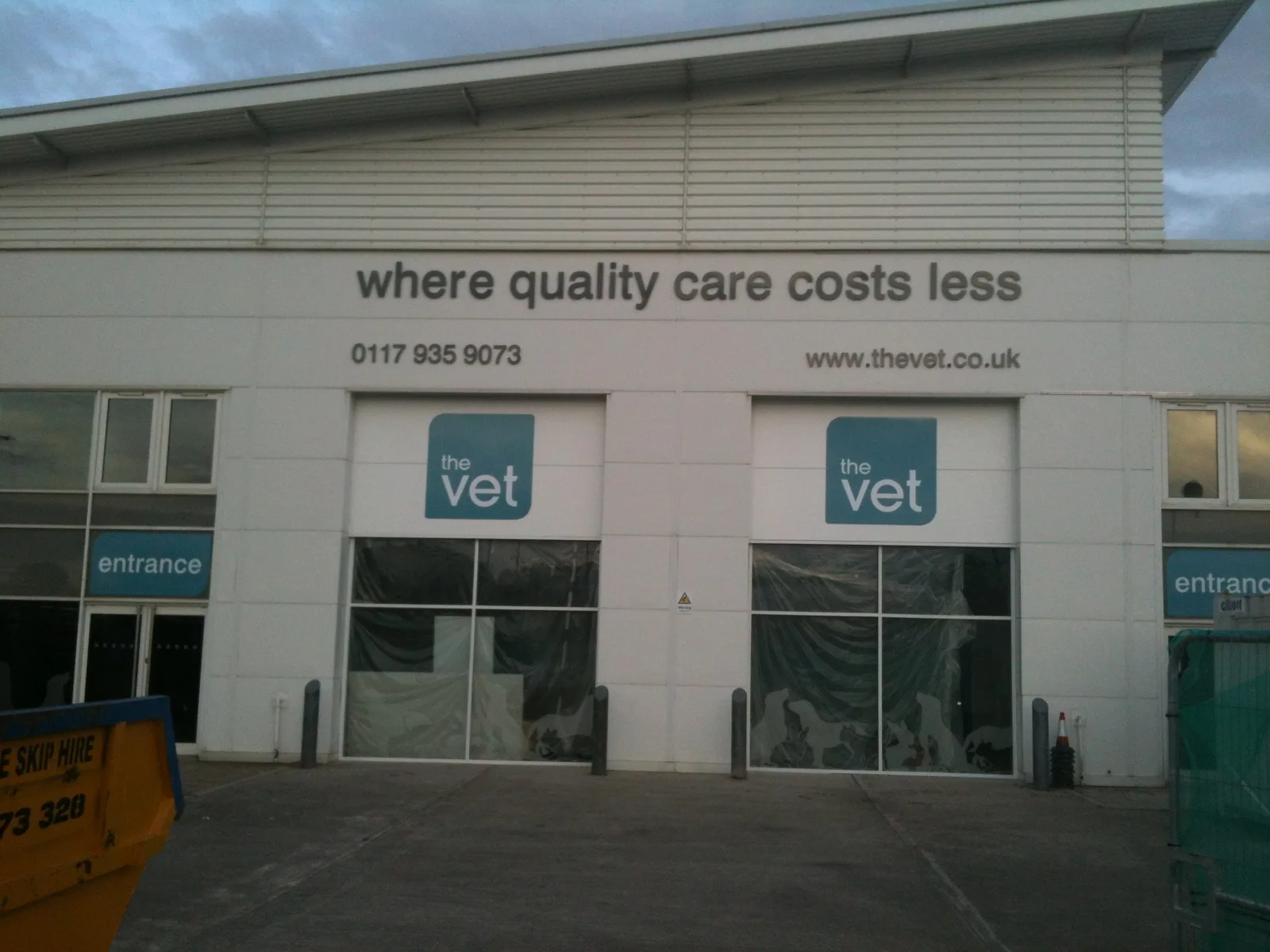 Van graphics Glasgow front view